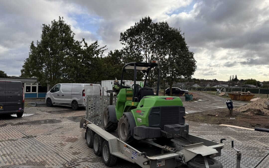 Temporary Roadway for School Construction at Southwolds Academy