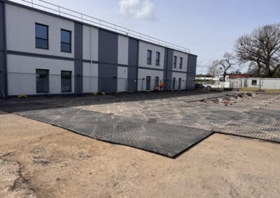 Crane Ground Protection for Hospital Building Installation in Shrewsbury