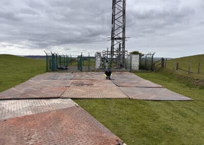 Temporary Access Roadway for Telecoms Mast Maintenance in North Wales